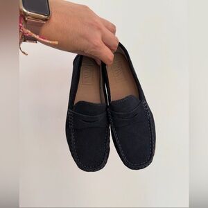 ZARA Boys Navy Suede loafers